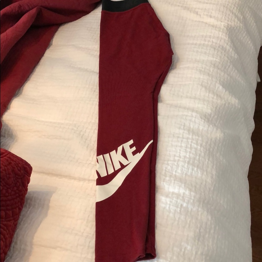 Nike Red Leggings